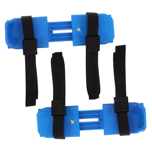 Housses de patins à glace enfants protège-lame plastique bleu