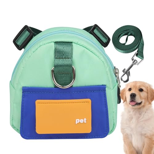 Mochila de alforja para perro, arnés para mascotas, equipo de viaje, ajuste ajustable, paquete ligero, transportador de carga al aire libre para senderos de senderismo, viajes de caminar, salidas de