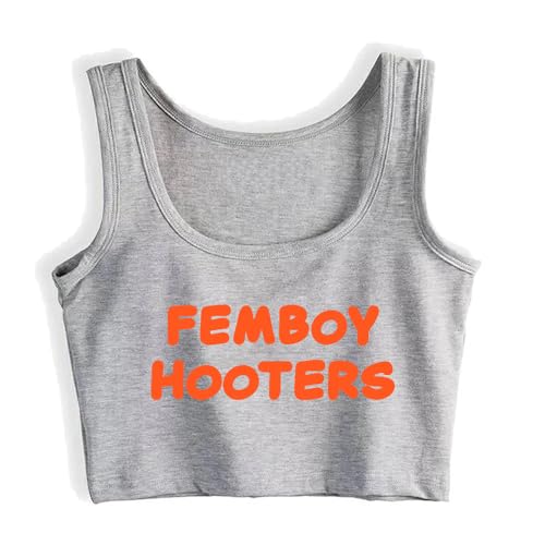 Femboy Hooters Femel Crop Top Shirt Sexy Vest3