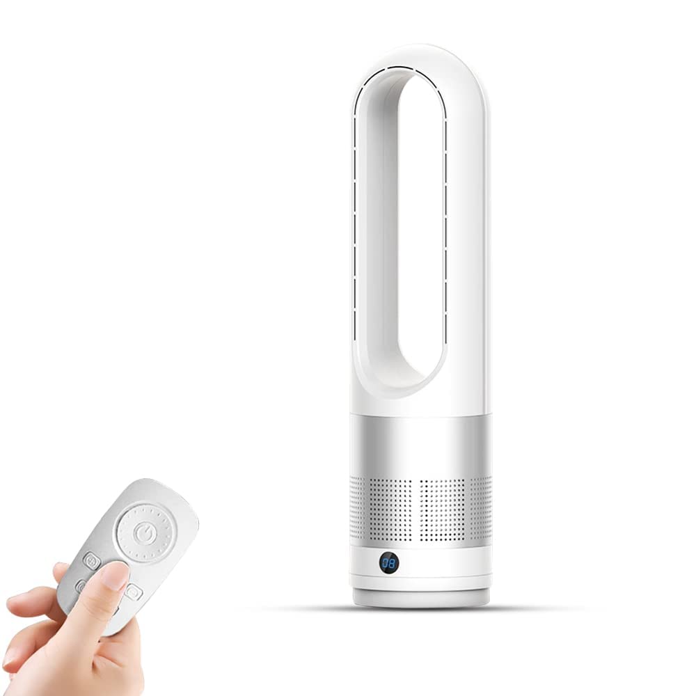 Coolbaby Coolbabyadjustable Bladeless Fan Ultra Quiet Air Purification Tower Fan Remote Control Cyclewhite, Ts-Wt-Yaa2