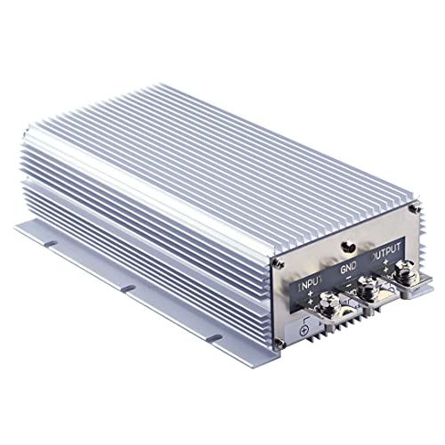 Image of DC 24V Step Down to 13.8V 100A 1380W Converter Voltage Regulator, Waterproof DC /DC Voltage Reducer Buck Transformer Power Supply for Golf Cart
