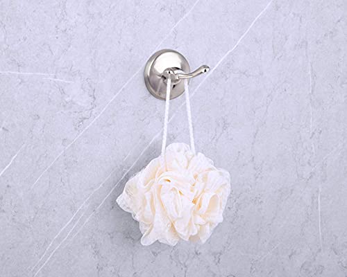 Ushower Satin Nickel Bathroom Hardware Set, Includes 24 Inch Bath Towel Bar, 4 Piece #TOP6