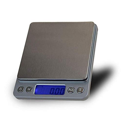 Báscula electrónica portátil de bolsillo LCD