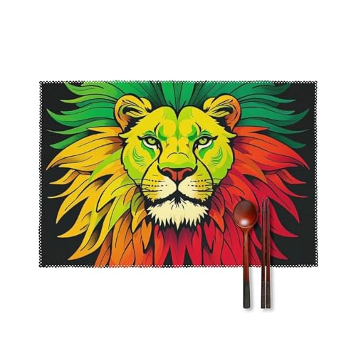 Set de table Majestic tête de lion design isolant premium - 2