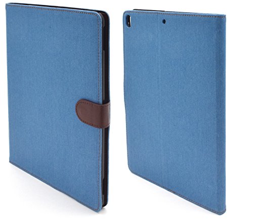 PLATA iPad Pro 5 �P�[�X �J�o�[ �f�j�� �W�[���Y �X�^���h �@�\ �J�[�h �|�P�b�g 2017�N ���f�� �y ���C�g�u���[ ���F �z IPDP105-63-A