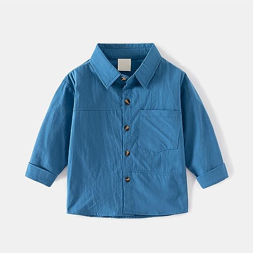 Toddler Boys Button-Down Long Sleeve Jackets Fall Cotton Lightweight Casual Coats Kids Windproof Jacket Basketball Top2