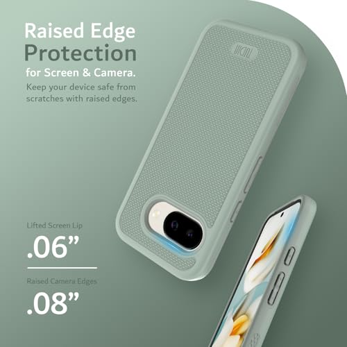 Image of TUDIA MergeGrip Magsafe Compatible for Google Pixel 9a Case - Green Lily