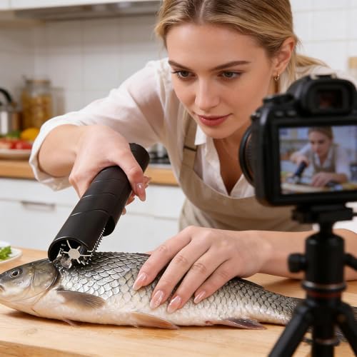 Écailleur à poisson électrique sans fil et râpe à fruits portable pour intérieur
