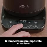 Ninja Perfect Temperature, Bouilloire, 1,7 L, avec contrôle de la température, affichage LED, bouilloire facile à utiliser avec ébullition rapide, maintien de la température, Noir Mat, KT200EU - 4