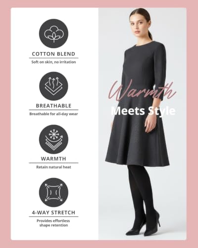 Image of MeMoi Portland Cable Knit Sweater Tights, Warm Opaque Winter Tights