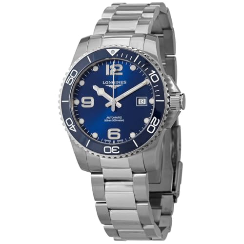 Longines Men's HYDROCONQUEST Ceramic Blue DIAL 41MM Automatic Diving Watch L37814966
