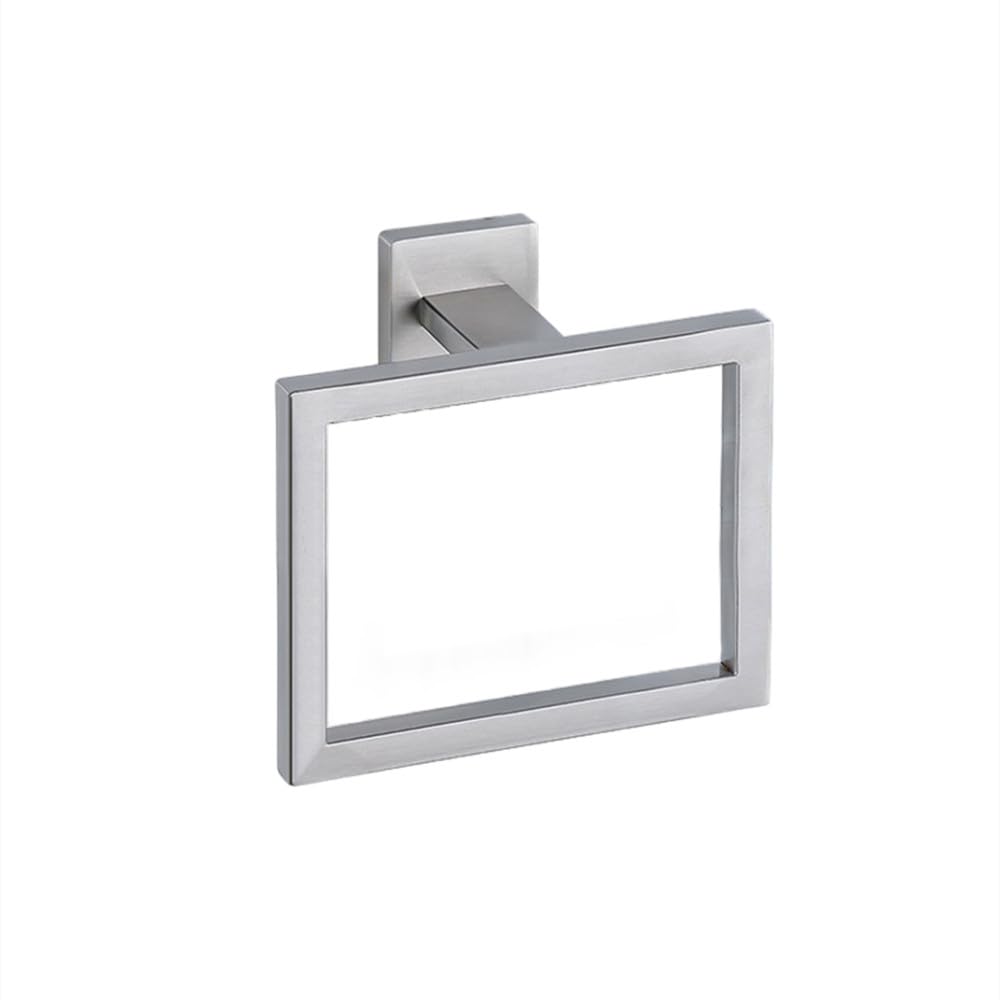 Barra de toalla y anillo para baño con soporte de papel higiénico de acero inoxidable