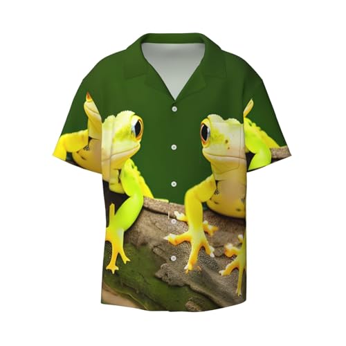 Chemise manches courtes geckos homme, le style idéal pour vos terrasses d'été