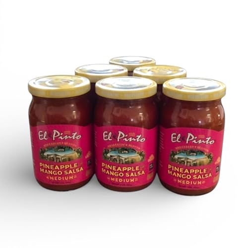 El Pinto Pineapple Mango Salsa, 16 OZ (Pack of 6