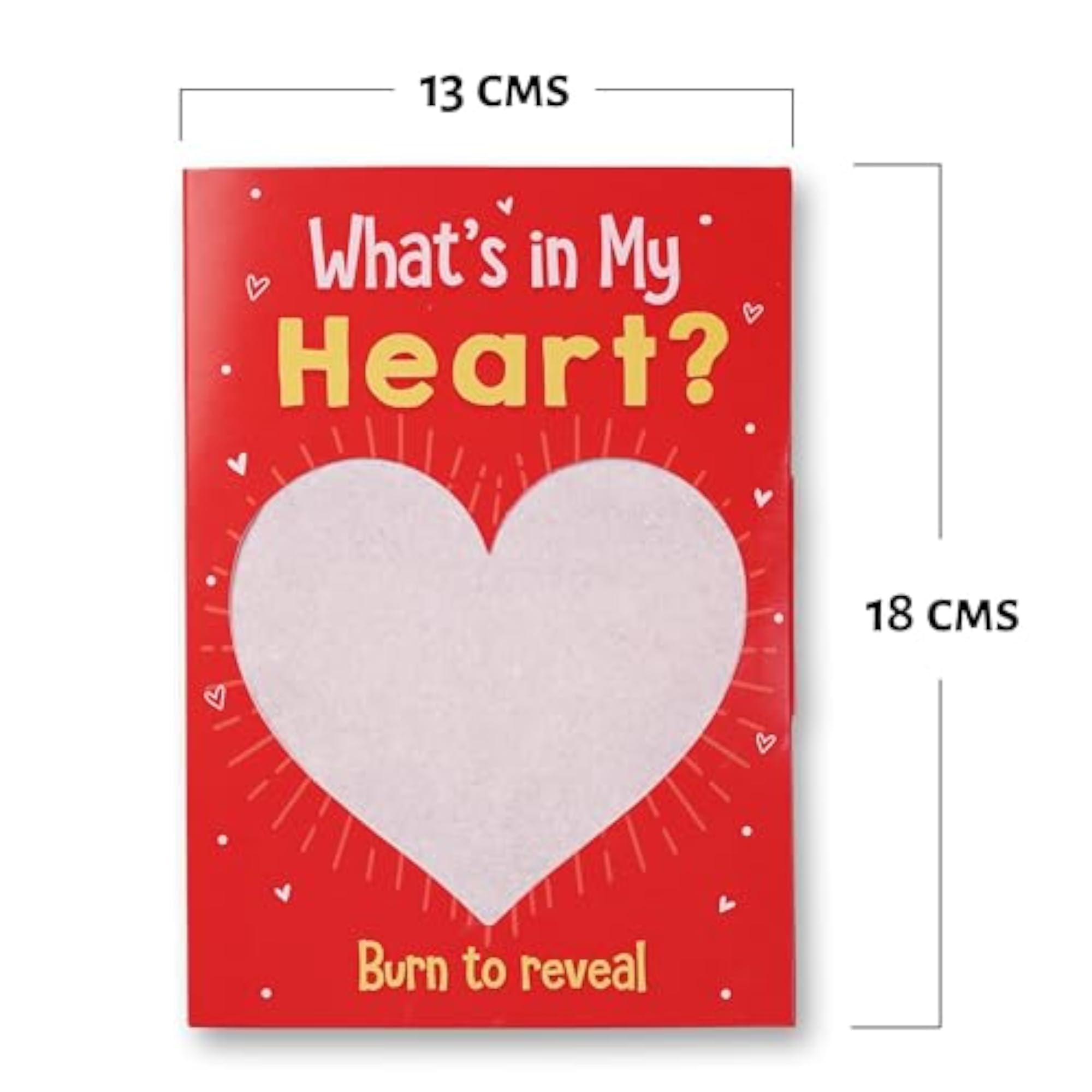 Burning Card with Secret Message
