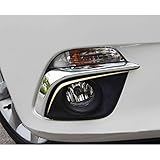 Material:ABS JIERS für Mazda 3 Axela 2014-2016, Nebelscheinwerfer Augenbrauen Pailletten Dekoration Aufkleber