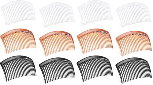Image of 6PCS 3.15IN Hair Side Comb with 3 Colors, Professional Barber Comb for Styling and Grooming, French Combs for Wedding, Dating and More (Pack of 2)