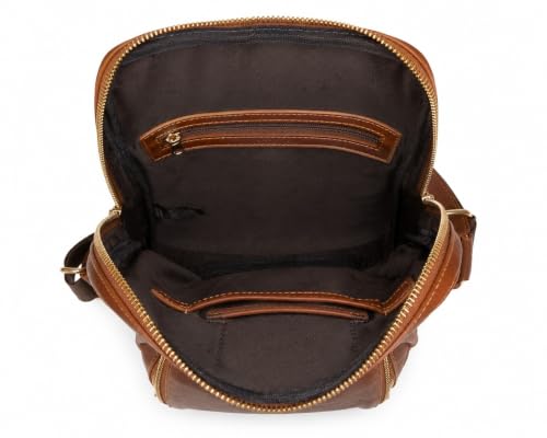 Image of Allen Cooper Premium Leather Sling Bag for Men | Crossbody Messenger Bag with Adjustable Shoulder Strap | Travel Organizer Shoulder Bag for Daily Use, Office & Outdoor Carry