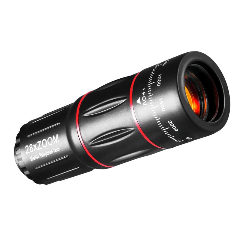 Rambot Universal 4K HD 28X Zoom Mobile Phone Monocular Telescope Lens Astronomical Zoom Lens extendable Tripod for All Smartphones-rb21 (B0BFBP2DWB) Amazon Price History, Amazon Price Tracker