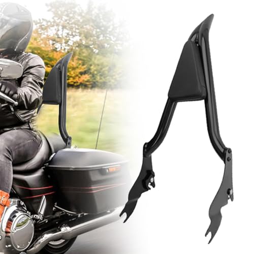 Barre dossier passager noir pour s'évader en Harley Touring Electra Glide 2009-2022