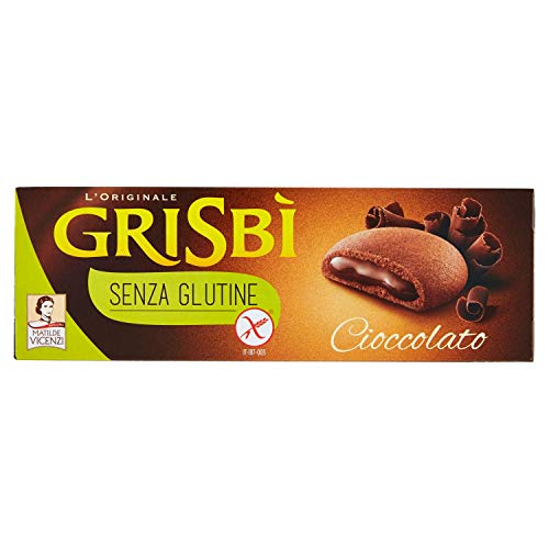 Grisbì Frolle Ripiene senza Glutine Cioccolato, 9 X 16.7g