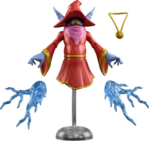 Masters of the Universe Origins Action Figure 200X Cartoon Collection Orko, 5.5 Inch 1980s Motu TV Wizard, Detailed Design & Clear Stand, Magic Effect​