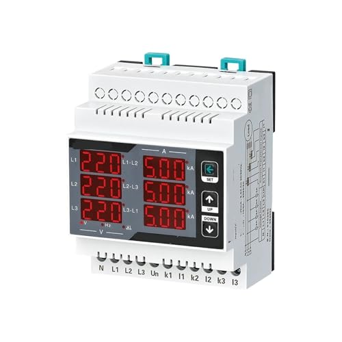 EM-06-DIN Centrale de Mesure 85V-240V pour Sécuriser l'Électricité Domestique
