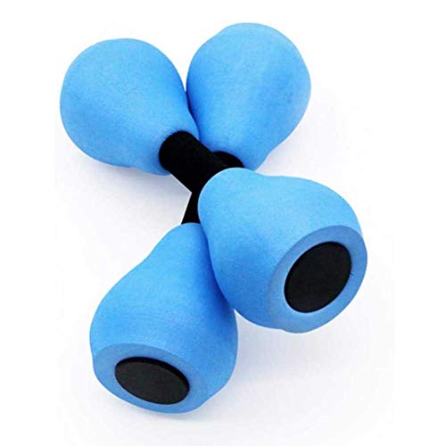yidexin 1Pair Aquatic Exercise Dumbells Water Aerobic Exercise Foam Dumbbells Pool Resistance for Adults, Kids,Water Fitness Equipment for Weight Loss