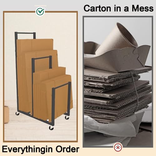 Scaffale portaoggetti con ruote – Carrello organizer per impieghi gravosi per magazzini e fabbriche