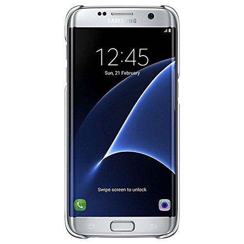 Samsung Clear Cover H&uuml;lle f&uuml;r Galaxy S7 edge, silber