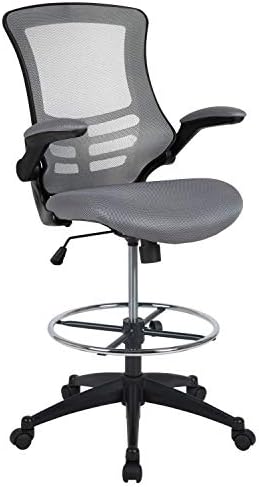 Flash Furniture Drafting Chair, 64.77 x 62.23 x 128.91 cm