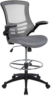 Flash Furniture Drafting Chair, 64.77 x 62.23 x 128.91 cm