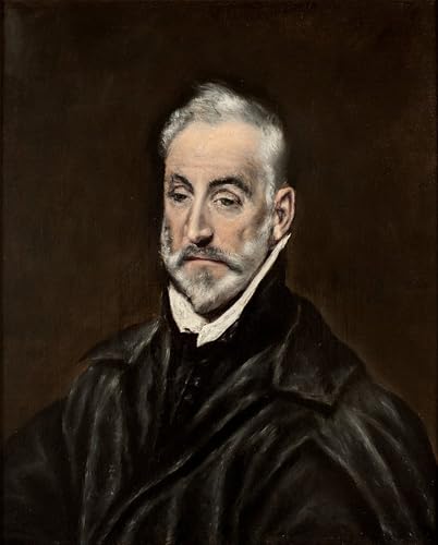 Pintura de El Greco di De Covarrubias e Leiva lienzo decorativo para oficina 60x90cm