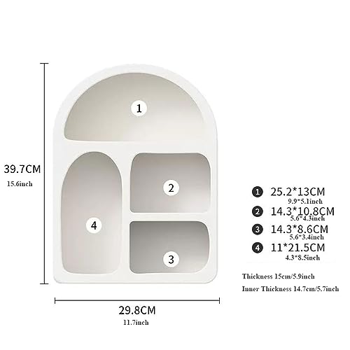 Étagère verticale étroite murale pour organiser livres et objets déco - 3