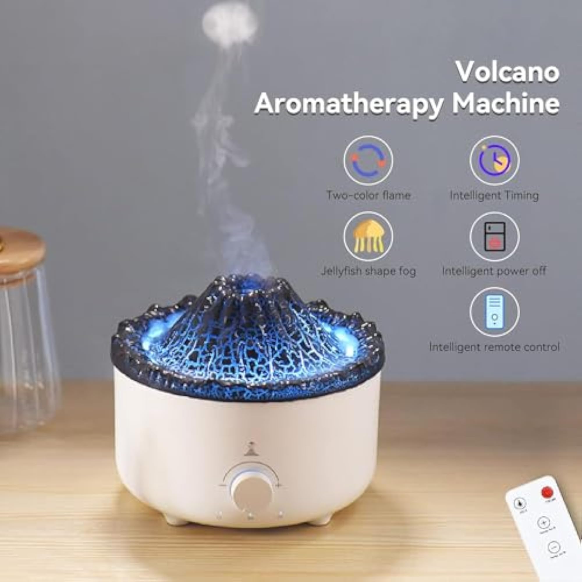 Aromatherapy Volcano Diffuser, 560 ml Capacity