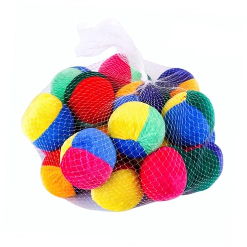 Toddmomy 20 Pçs Conjunto Crianças Brinquedos Crianças Playset Tecidos Bolas De Malabarismo Colorido