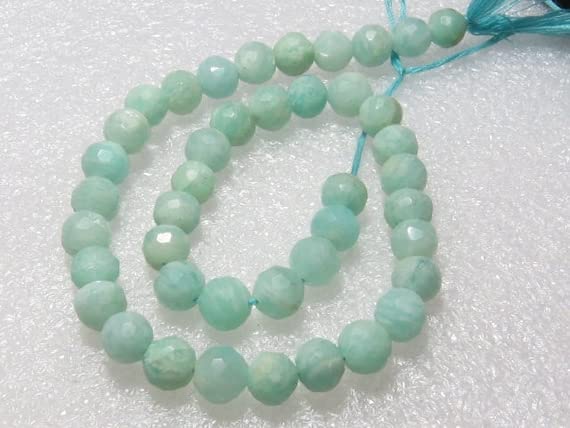 Perles amazonite LKBEADS en fil de 10 pouces pour la création de bijoux artisanaux