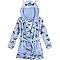 CERDÁ LIFE'S LITTLE MOMENTS Batín Stitch Suave Capucha y cinturón – Bata casa calentita y cómoda con Tejido Tipo Polar, 12 años Unisex niños