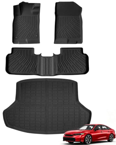 for Honda Civic Hybrid Sedan Only 2025 2026 Floor Mats(Not for Hatchback)