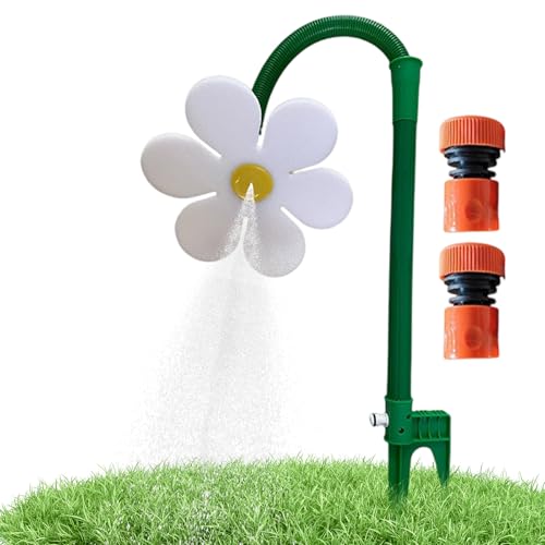 Irrigatore di fiori danzanti, girevole a 360 gradi, irrigatore per bambini, giocattolo d'acqua all'aperto per sul prato, giochi in giardino, raffreddamento per cani, uso per