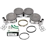 Mizumo Auto MA-4216946187-0 Pistons w/Rings Compatible With/For Nissan 2.4L KA24DE DOHC 16V