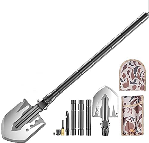 Amazon | SCAMPER 多機能スコップ（折りたたみ式）シャベル 収納