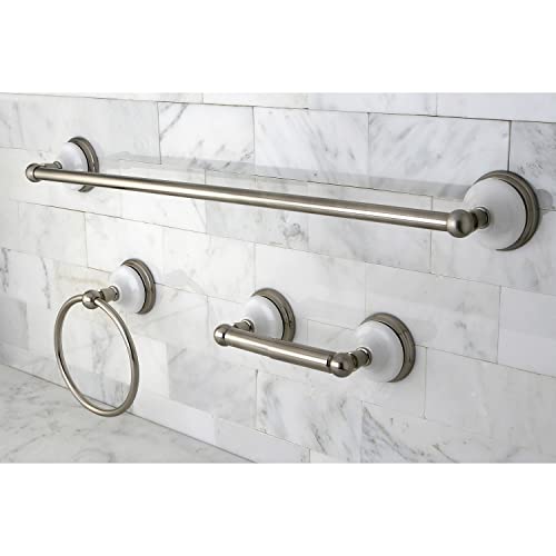 Kingston Brass BAK111148SN Victorian 3-Piece -Towel Bar Bathroom Hardware Set thumb #1