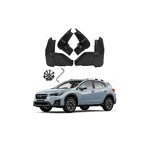 Image of Car Mudguard Mud Flaps for Subaru XV Crosstrek 2012-2022 Molded Custom Front and Rear Mudflaps Splash Guards Fender Flares Kit 4-PC Auto Accessories,Send 1 Car Wash Towel,2018~2022