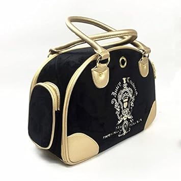 GlobalNiche Gold, M: Designer Cat Carrier Dog Carrying Bag Pet Travel Bag Puppy Soft Side s for Small Animals Chihuahua Backpack