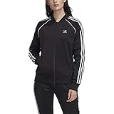 Corte entallado adidas Originals Women\'s Superstar Track Jacket (Black / White, X-Small)