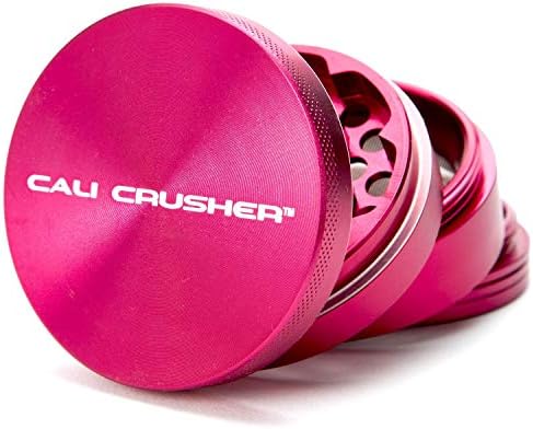 Pink 2.5in Cali Crusher 4 Piece Herb Grinder…