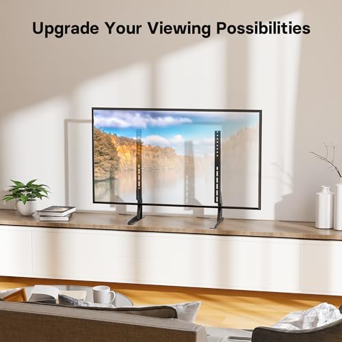 BONTEC Soporte TV Pie Universal Ajustable de 3 Niveles para Pantallas de LCD LED OLED 22"-65", Soporte Pie TV con Capacidad de hasta 50 kg, Máx VESA 800x400mm