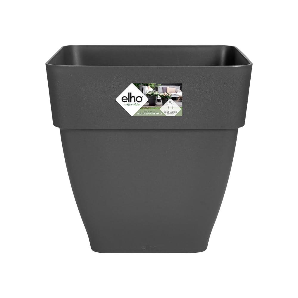 elho vibia campana square 37cm flower pot - Anthracite — image 1