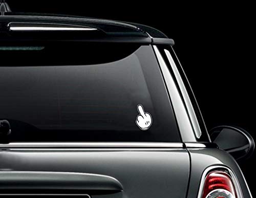 SkinoEu® 2 x Adesivi Vinile Stickers Mouse Dito